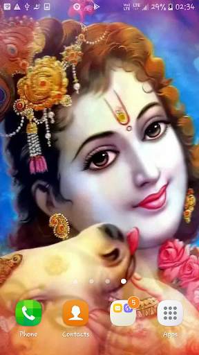 Sri krishna Live Wallpaper screenshot 3