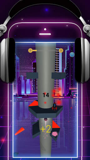 Helix Stack Rise Jump Jump 5 تصوير الشاشة