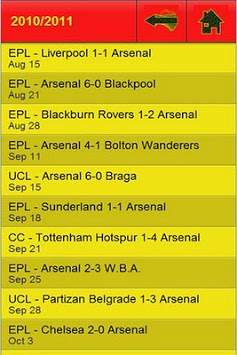 Arsenal Player Stats screenshot 5