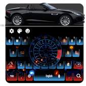 Hologram Car Keyboard Theme 10001005