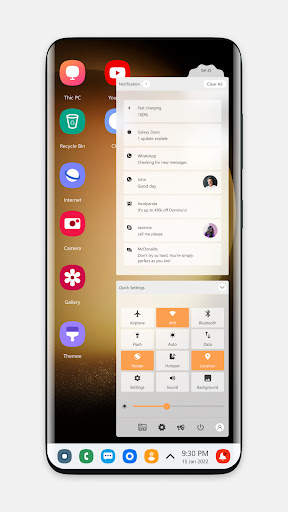 S23 Theme for launcher screenshot 1