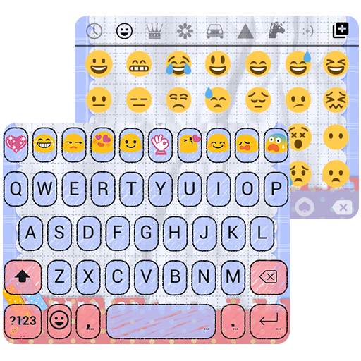 Doodle Emoji Keyboard Theme 1.0.5