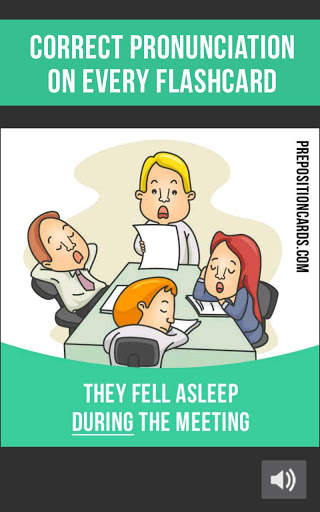 Prepositions Cards: Learn English Prepositions screenshot 6