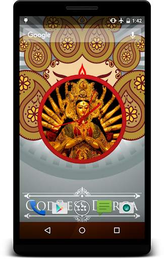 Durga Clock Live Wallpaper screenshot 4