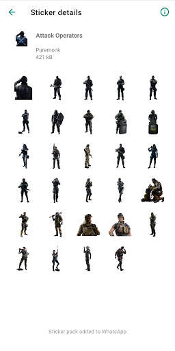 R6S Stickers for Whatsapp screenshot 2