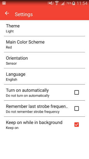 Zoromatic Flashlight screenshot 3