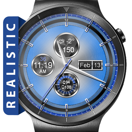 Sleek Sheen HD Watch Face Widget &amp; Live Wallpaper icon