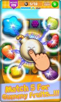 Candy Gummy Fruits Free New screenshot 2