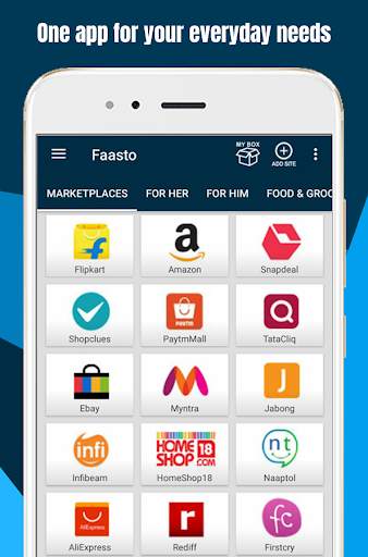 All in One Shopping, Recharge, News, Email, Social screenshot 9