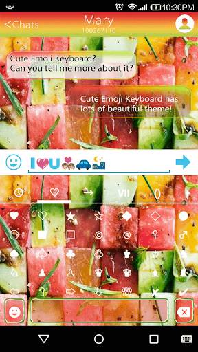 Summer Time Emoji Keyboard screenshot 3