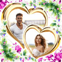 Photo frame app, collage maker icon