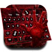 Horror Blood Hand Keyboard 10001002