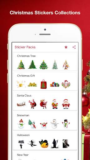 Christmas Stickers for Whatsapp 20 - WAStickerApps screenshot 1