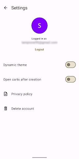 Shopping Cart screenshot 4