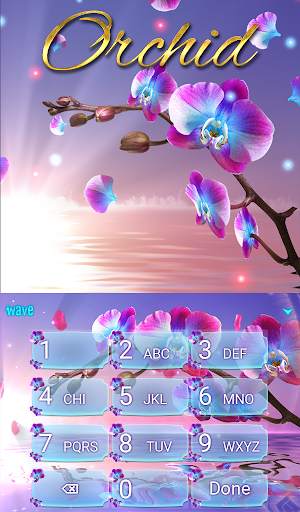 Orchid Keyboard & Wallpaper स्क्रीनशॉट 5