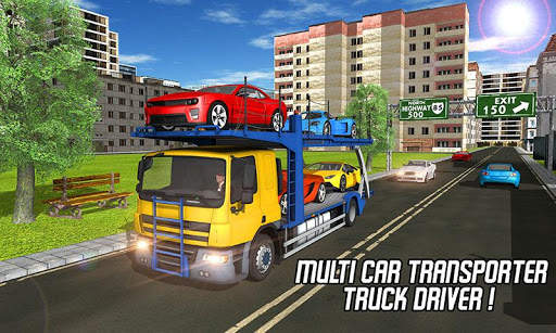 Cargo Airplane: Car Transporter Truck Driving Game screenshot 6