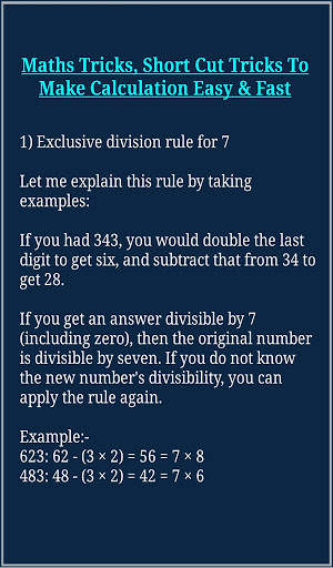 Math Tricks screenshot 8