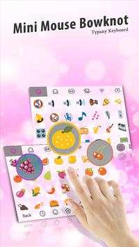 Mini Mouse Bowknot Theme&Emoji Keyboard स्क्रीनशॉट 4