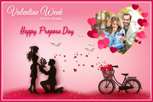 Valentine Week Photo Frame 2021 : Love Photo Frame screenshot 1