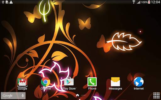 Glowing Flowers Live Wallpaper screenshot 8