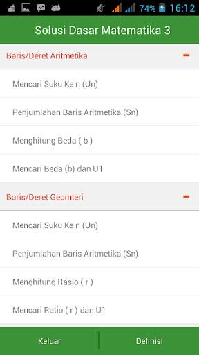 Solusi Matematika SMA screenshot 1