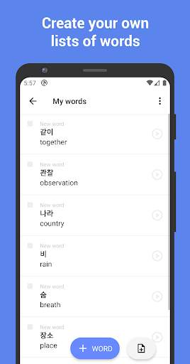 Learn Korean with flashcards! 3 تصوير الشاشة