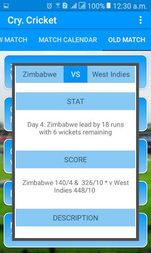 Live Cricket Update screenshot 1