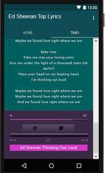 Ed Sheeran Music player screenshot 7