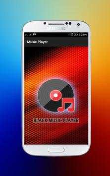 Black Music Player App screenshot 1