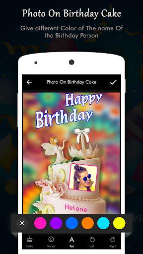 Photo On Birthday Cake screenshot 3
