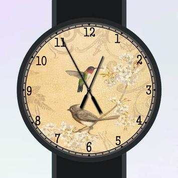 Bird and Flower Watch Face screenshot 1