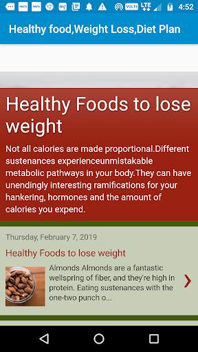 Healthy Food,Weight Loss,Diet Plan screenshot 1
