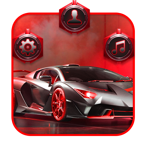 Classic Red Speed Car Theme icon