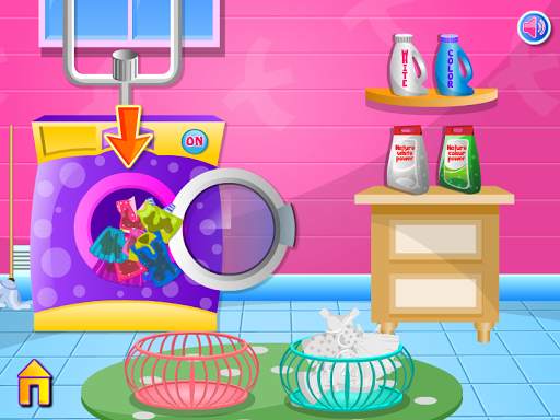 Laundry clothes girls games screenshot 3
