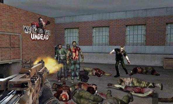Berjalan ke Undead: Target Zombie screenshot 1
