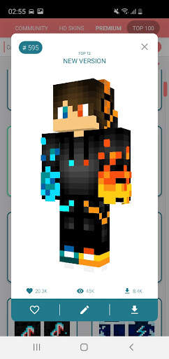 Skins-MASTER for Minecraft screenshot 3