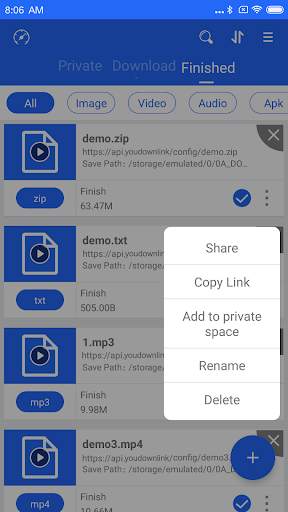 Download Manager - Fast Private Downloader 7 تصوير الشاشة