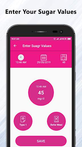 Sugar Tester App Info screenshot 1