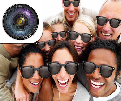 Insta Sunglas Camera Group Pic screenshot 1