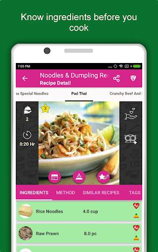 400  Noodles & Dumpling Recipes Offline, Foods screenshot 14