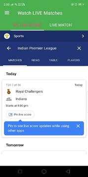 LIVE Cricket Match screenshot 7