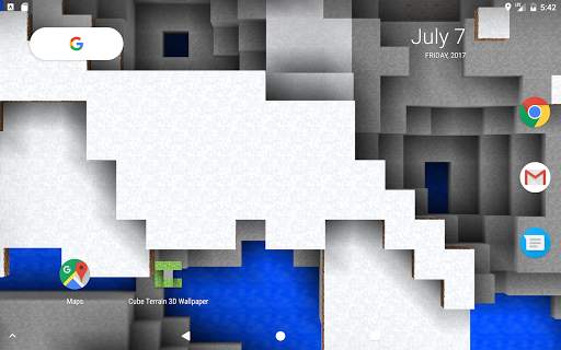 Cube Terrain 3D Live Wallpaper screenshot 8