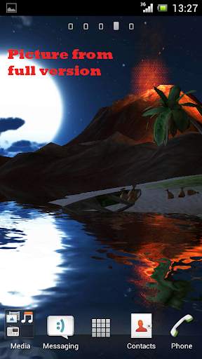 3D Volcano Live Wallpaper FREE screenshot 8