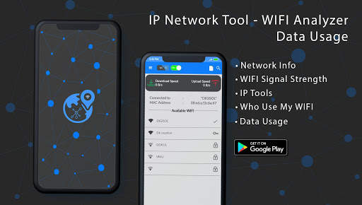 IP Network Tool - WiFi Analyzer - Data Usage screenshot 1