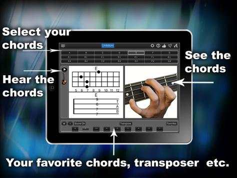 Bass Chords lite screenshot 5