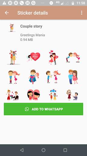 Valentine Day Love Sticker for WhatsApp 2020 screenshot 8