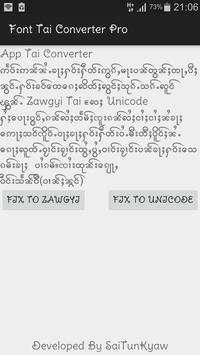 Font Tai Converter Pro screenshot 3