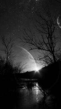 Dark Moonlight.Black wallpaper screenshot 3