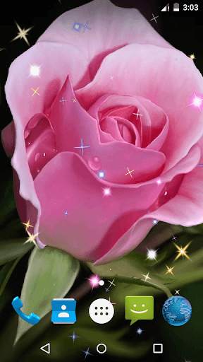 Pink Roses Live Wallpaper screenshot 5