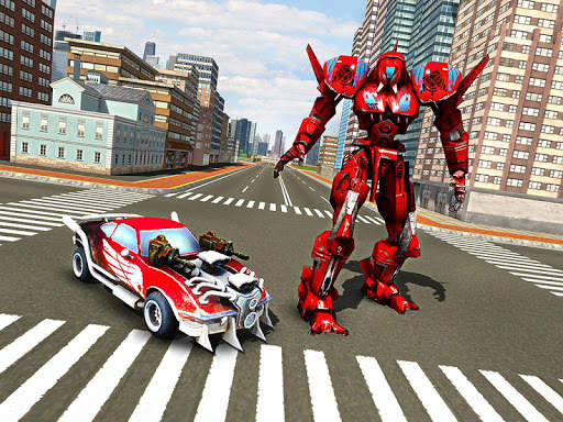 Robot Car War Transform Fight screenshot 10